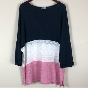 Lightweight Color Block Sweater. NWOT